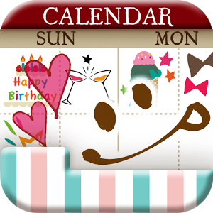 かわいいカレンダー♥ペタットカレンダー無料・手帳・メモ・日記